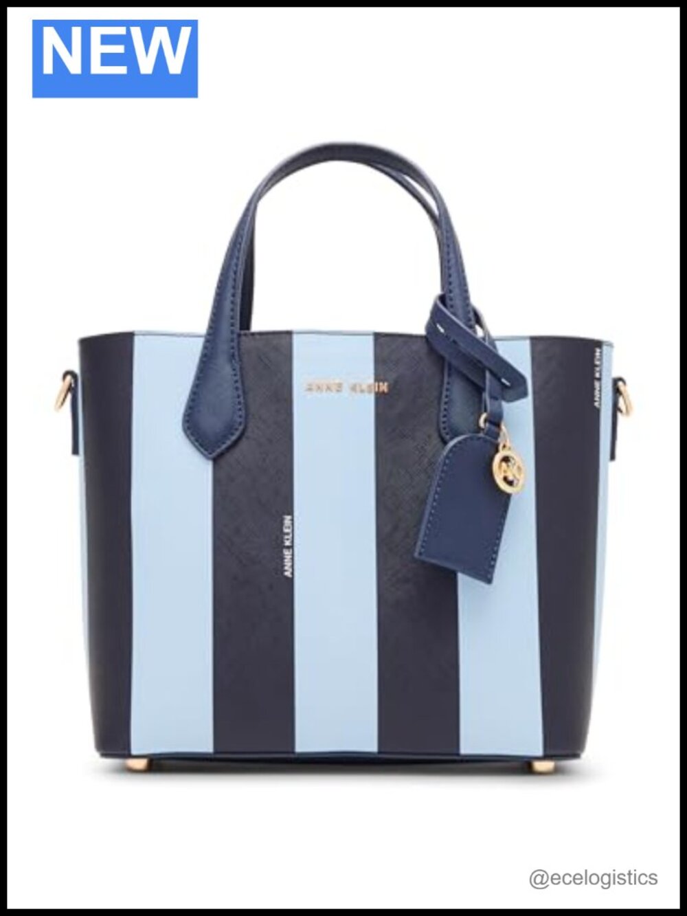 Anne Klein Bonded Mini Tote with Convertible Strap